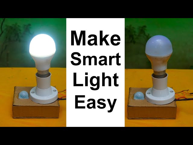 How to Make Smart Light at Home | New Science Exhibition Projects