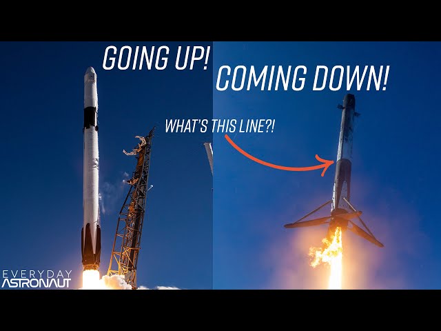 Why do SpaceX rockets take off white and come back black and white?