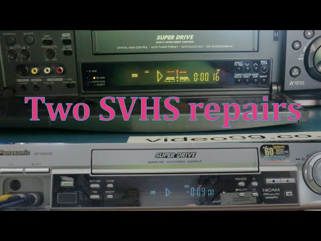 Revisit S-VHS Panasonic NV-HS930 and also a NV-HS950.