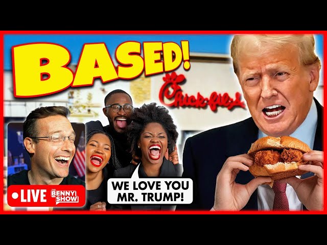 Trump Walks Into Chick-Fil-A | Black Staff GASP, Then ROAR "We LOVE You!" Media SILENT | RAISES $15M