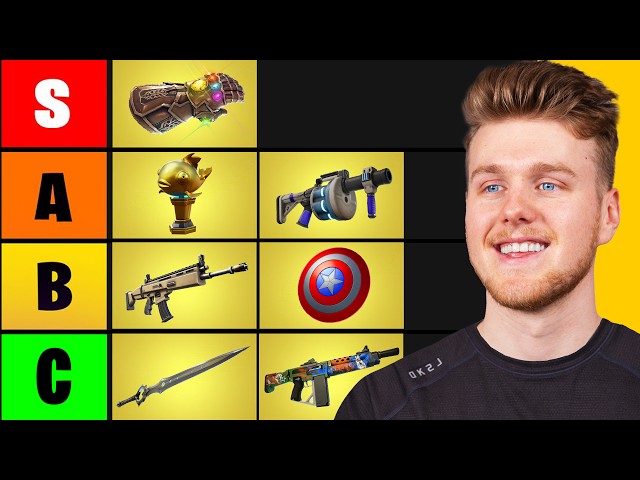 I Ranked *EVERY* Fortnite Mythic! (Tier List)