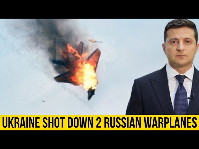 Ukraine Shot Down Two Russian Su-35Cs over Kyiv,.