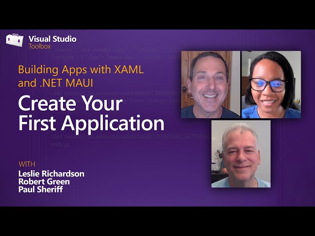 Create Your First Application (2 of 18) | Building Apps with XAML and .NET MAUI