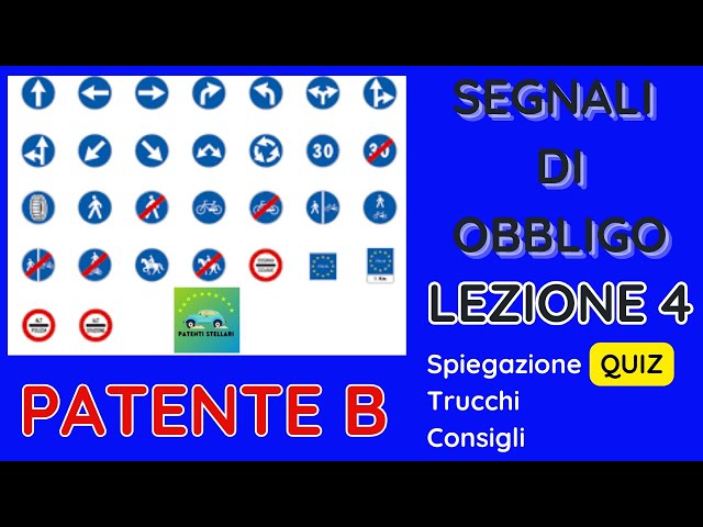 PATENTE B - #SEGNALI DI OBBLIGO #4 -PASSAGGIO CONSENTITO SINISTRA/DESTRA/ENTRAMBI - PATENTI STELLARI