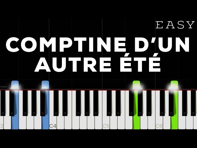 Yann Tiersen - Comptine d’un autre été (Amélie) | EASY Piano Tutorial