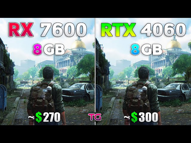 RTX 4060 vs RX 7600 - Test in 10 Games