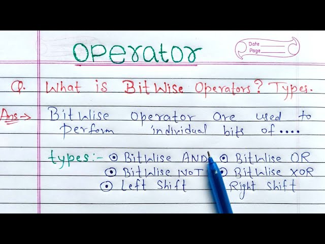 Bitwise Operators in C in hindi | Bitwise AND,OR and XOR Operators in c with Example Program