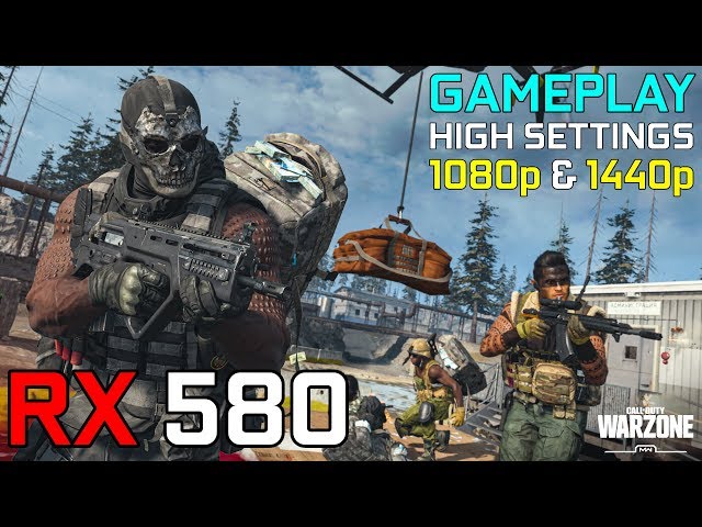 Call Of Duty WarZone Test | Rx 580 + Ryzen 5 3600 | High Settings | 1080p & 1440p