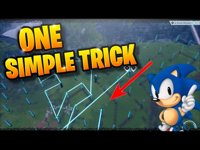 Sonic Frontiers - Guide For Graveyard Puzzle! Takes 30 Sec!
