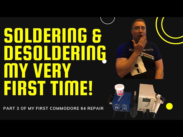 Journey into Soldering: Reviving My Commodore 64 - A Novice's Tale