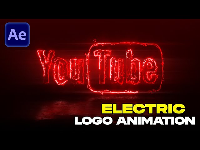 Reflektierende Logo Animation in After Effects | kostenloses Plugin