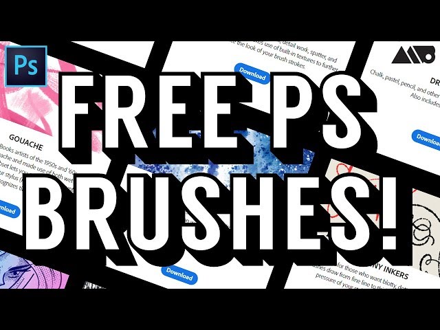 How to Download Free Photoshop Brushes from Adobe!
