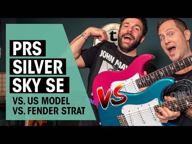 PRS SE Silver Sky | All the specs | Blindfold Comparison with US model and Fender | Thomann