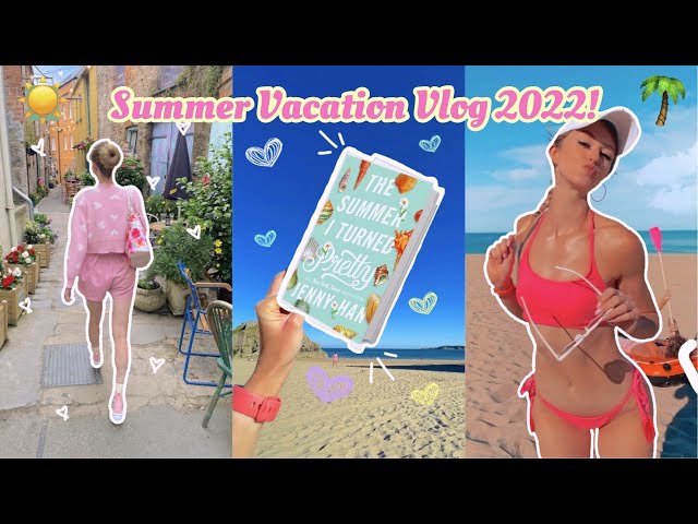 SUMMER VACATION VLOG 2022!🌴🌺🥥*beach, island cruise, tanning, books + more!🙊* | Rhia Official♡