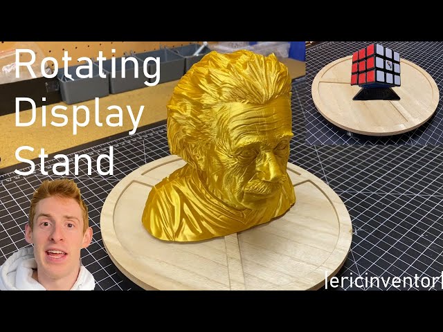 How to Make a DIY Rotating Display Stand | Motorized Lazy Susan
