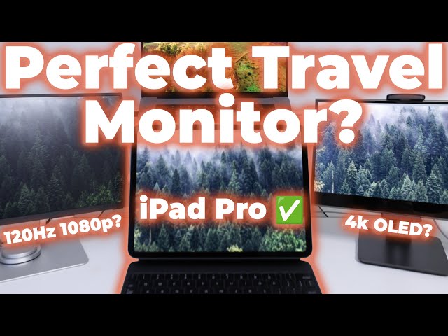 The BEST Travel Monitor is an iPad?!