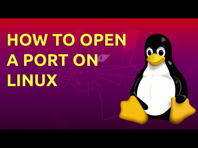 How To Open a Port on Linux