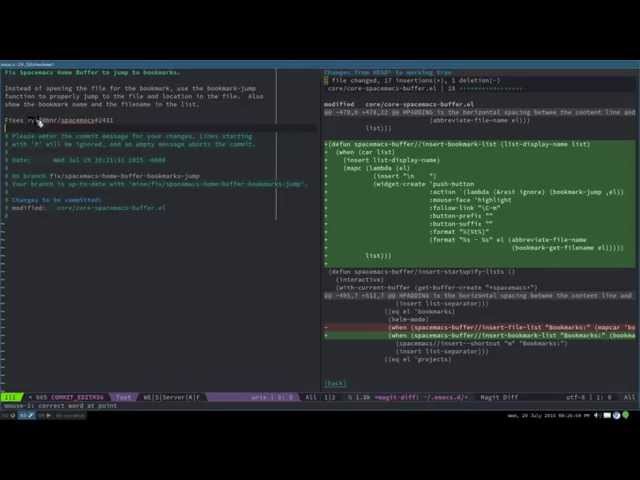How to Make a Pull Request for Spacemacs