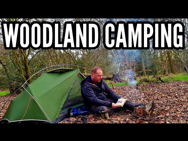 tent camping & twig stove cooking / overnight rainfall.