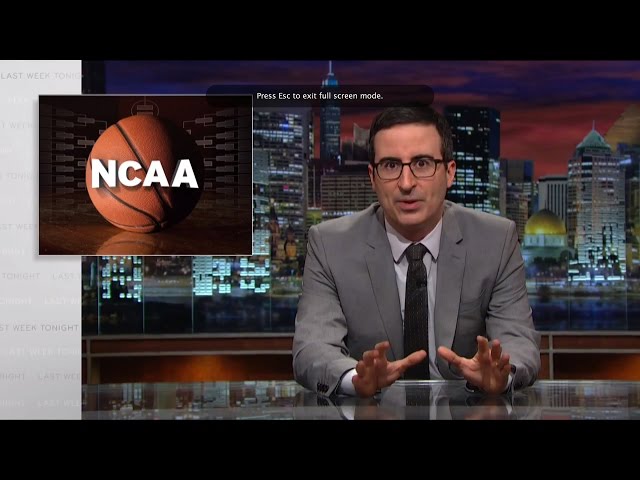 The NCAA: Last Week Tonight with John Oliver (HBO)