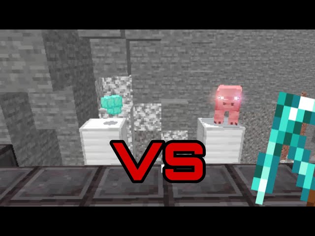 Minecraft PIG vs DIAMONDS #shorts