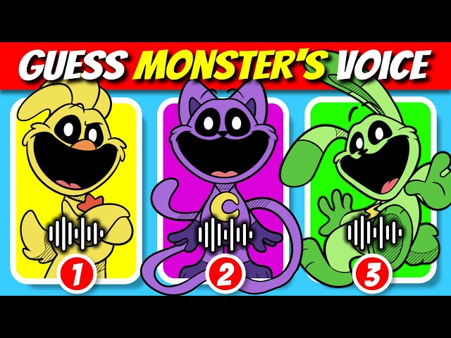 🎤🔊Guess the Smiling Critters Voice (Poppy Playtime Characters) | Quiz Meme Song