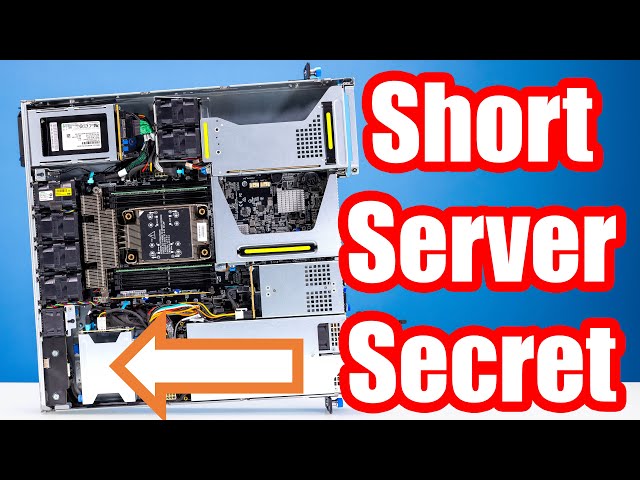 This INCREDIBLE Short-depth Server has a Storage Secret