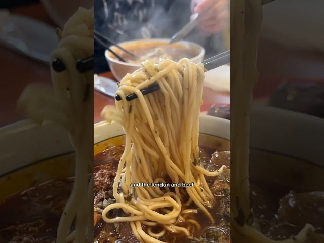 Famous Taiwanese Beef Noodle Soup