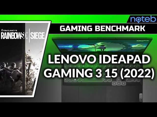 Lenovo Ideapad Gaming 3 15IAH7 - Rainbow Six Siege [ i5-12450H | RTX 3050 ]