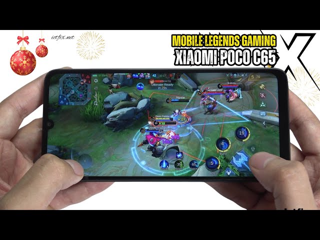 Poco C65 Mobile Legends Gaming test MLBB | Helio G85