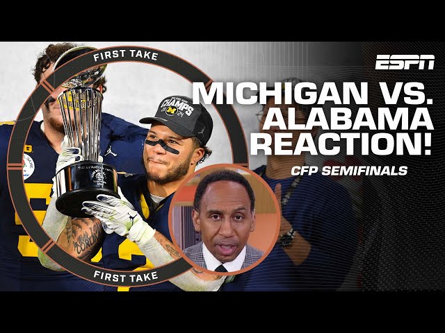 Michigan showed me something, they are a special team! - Stephen A. on CFP win | First Take