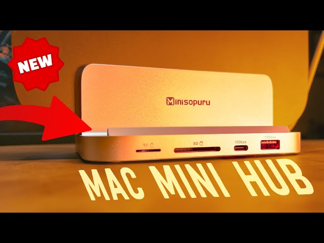 Mac Mini MUST HAVE Accessory to UPGRADE it! Minisopuru Hub