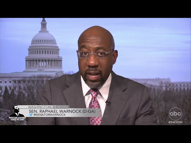 Sen. Warnock: Voting Rights Bills Are A "Defining Moral Moment In America" | The View