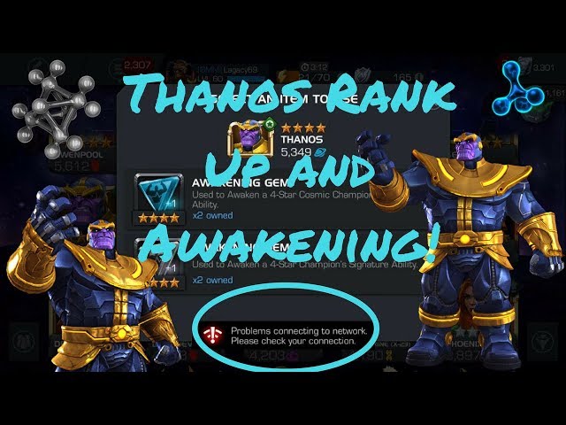 Thanos Rank Up and Awakening! - Marvel Contest Of Champions