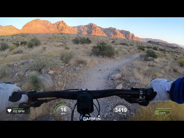 Downhill Mountain Biking in Las Vegas - Trek Fuel Ex8 Cottonwood Trails - Red Rock