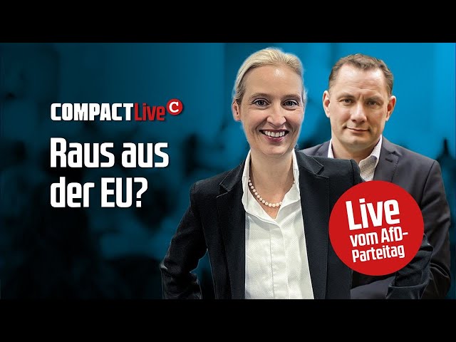 Live vom AfD Parteitag: Raus aus der EU?