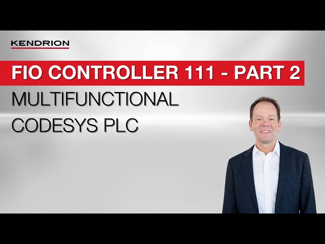 CODESYS Tutorial: FIO Controller 111 - Multifunctional CODESYS PLC - Part 2