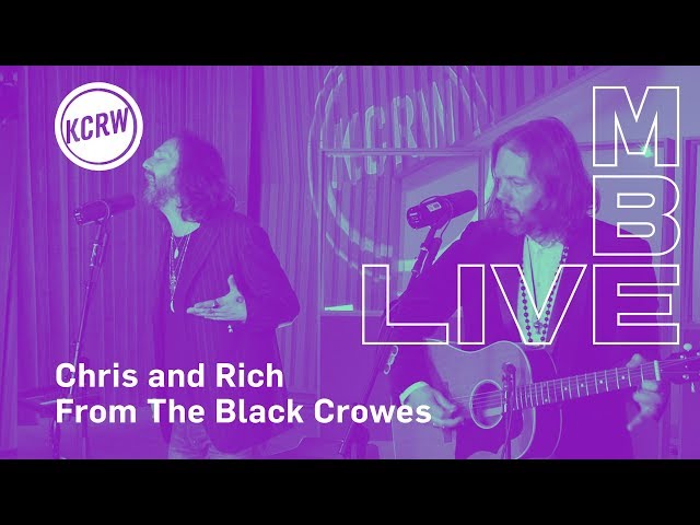 Chris and Rich from The Black Crowes performing "Jealous Again" live on KCRW