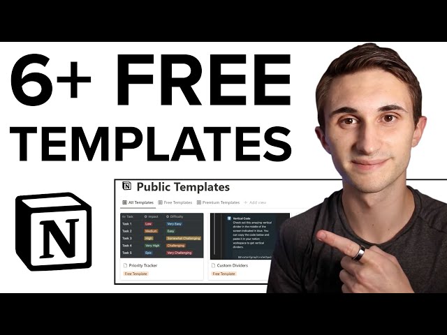 6+ Free Notion Templates for Productivity in Notion! (The Best Notion Templates)