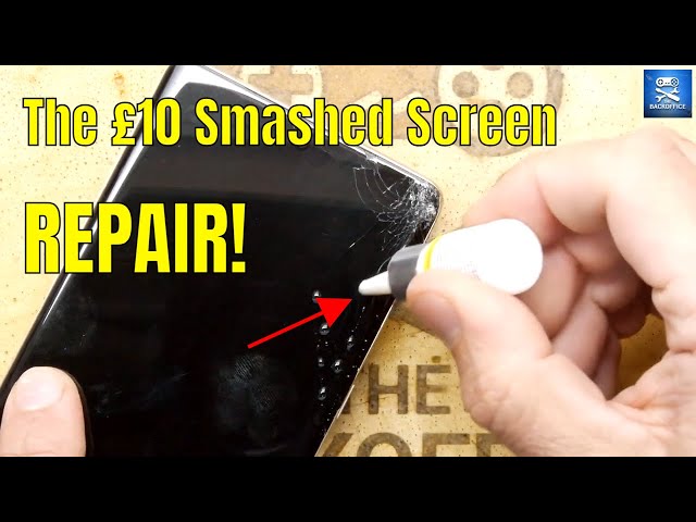 The Cheap Resin Phone Screen Repair Trick - Fix the smash for a tenner!