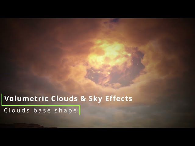 Volumetric Clouds & Sky effects Part01 : Clouds Base Shape