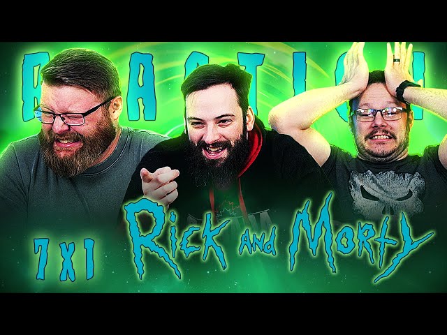 Rick and Morty 7x1 REACTION!! "How Poopy Got His Poop Back"