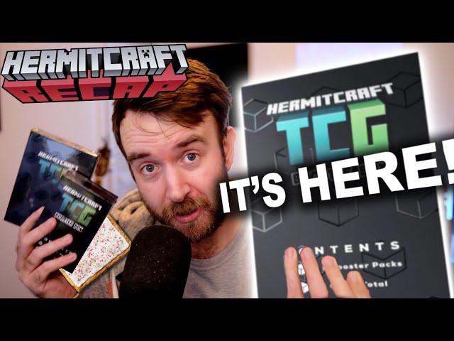 We actually bought the Hermitcraft Cardgame box! (TCG Unboxing w. Pixlriffs)