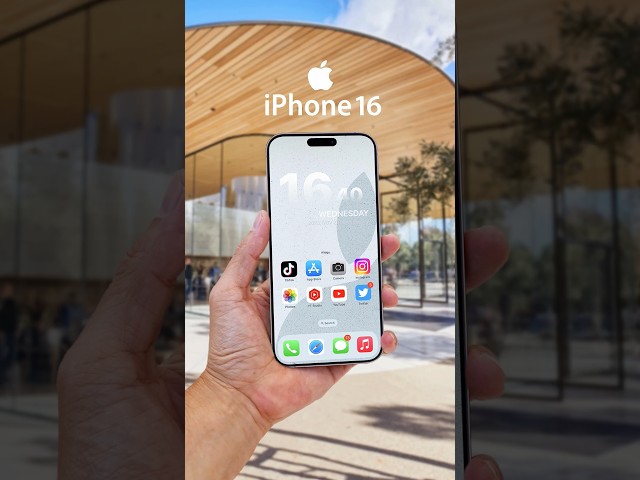 First Look At The New iPhone 16 #iphone16 #appleiphone16 #iphone16plus