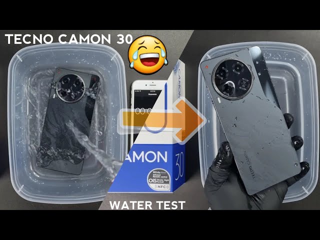 Tecno Camon 30 Water Test 💦💧| The Very First Ultimate Water Test Of Tecno Camon 30