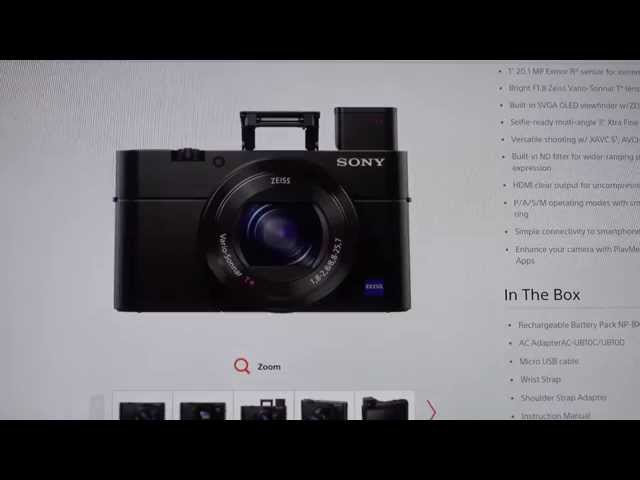 Sony Cyber-shot DSC-RX100M III Preview