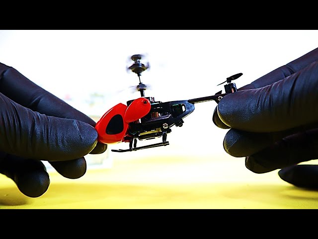 Worlds smallest micro RC Helicopter gets unboxed and tested!