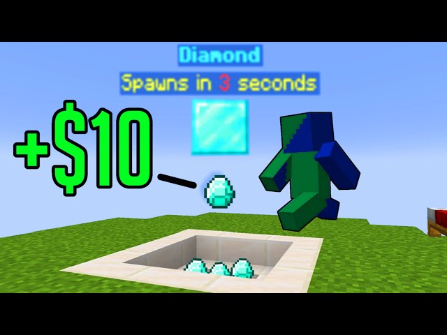 Minecraft Bedwars Every Diamond = $10