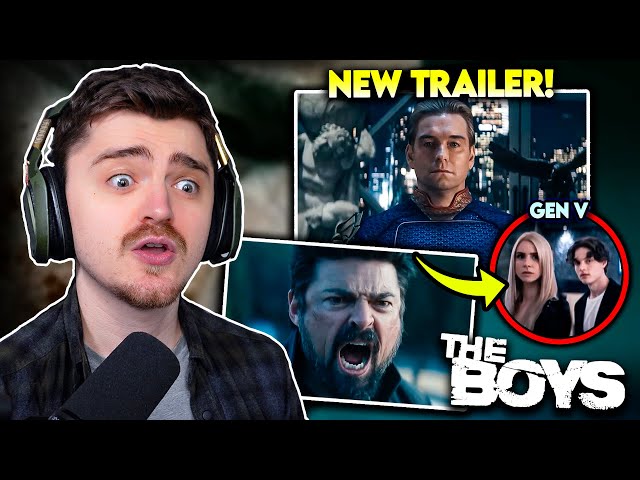 THE BOYS Season 4 Official Trailer REACTION & Breakdown!