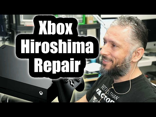 Xbox one X Flickers and Disconnects Hiroshima Repair. Look what we have here.